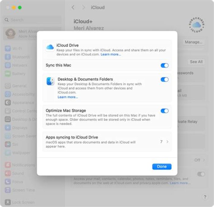 What happens when you turn off iCloud?