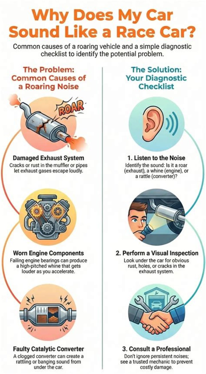 Why does my car sound like a racecar?